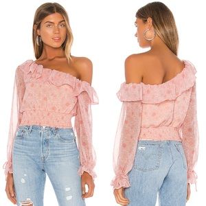 ✨ Privacy Please Juliette Top in Pink Gabriela Floral ✨
